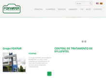 Tablet Screenshot of foxwater.com.br